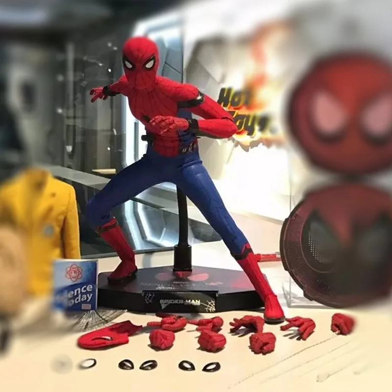 Горячие игрушки Человек-паук далеко от дома SpiderMan1/6 Масштаб экшн фигура игрушка Кукла Brinquedos фигурка модель подарок