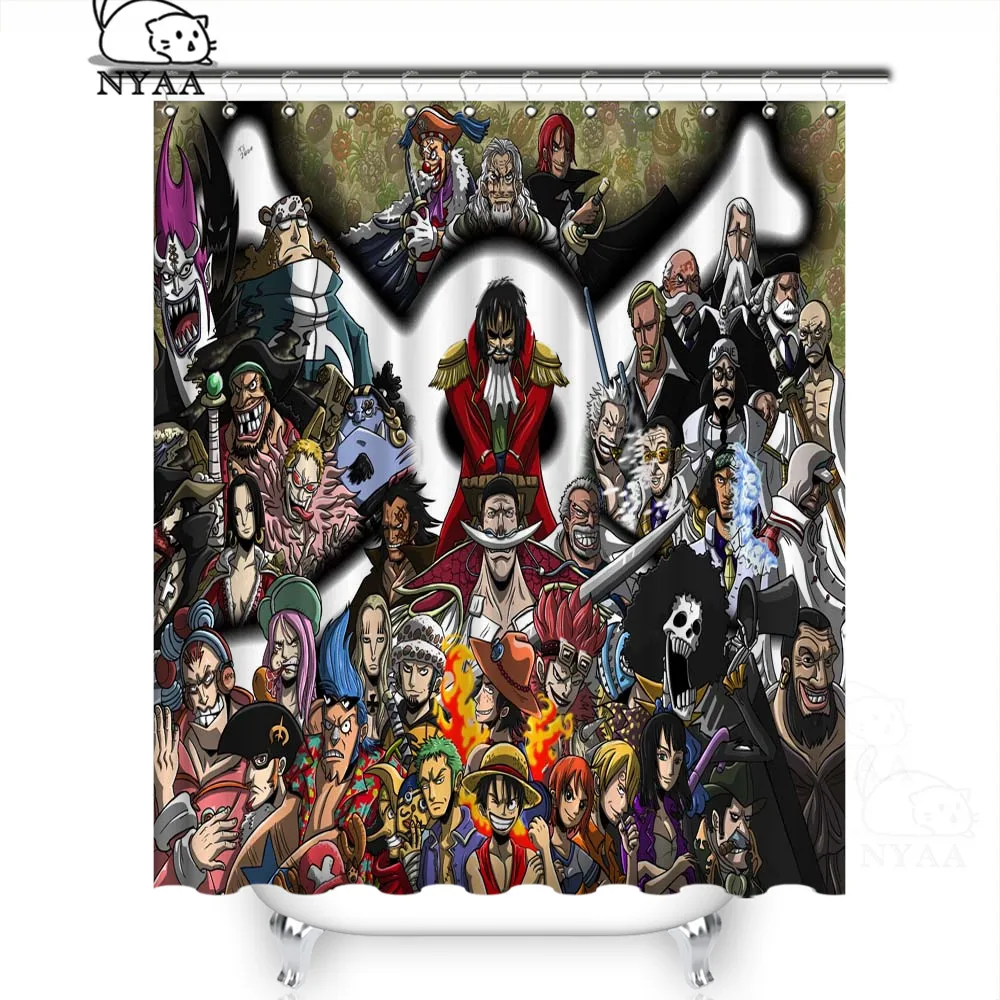 

Vixm Japanese One Piece Youth Road Fly Shower Curtains Polyester Fabric Curtains For Home Decor