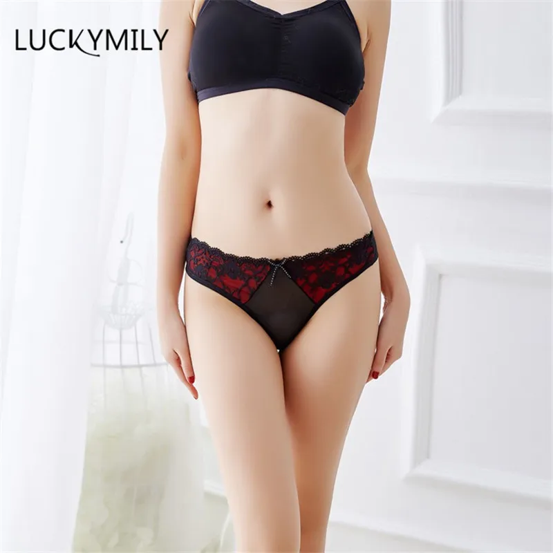 Luckymily Hot Selling 7 Color Sexy Flower Shape Cotton+Lace G-String Women Underwear Panties For Girl Ladies Panties Wholesale Luckymily Hot Selling 7 Color Sexy Flower Shape Cotton+Lace G-String Women Underwear Panties For Girl Ladies Panties Wholesale