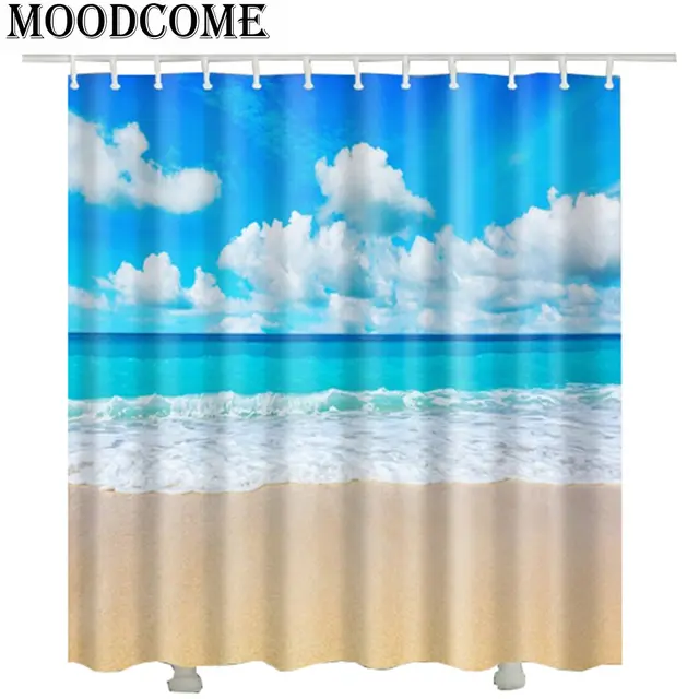 Bleu ciel et blanc nuages 3d rideau de douche tissu imperméable ... Bleu ciel et blanc nuages 3d rideau de douche tissu imperméable ...