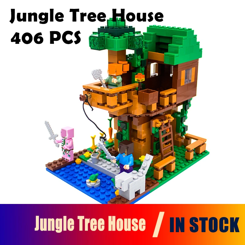 lego minecraft set the jungle treehouse