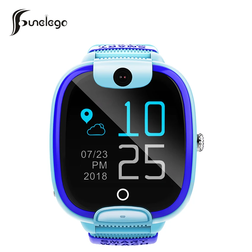 Goedkoop Funelego Waterdichte Zwemmen Kind GPS Tracker Smart Horloge Touch Screen SOS Telefoon Horloge Voor Kinderen Diep Waterbestendig SeTracker