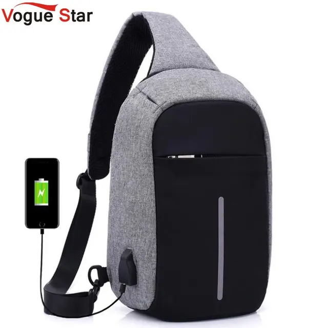 External Usb Charge Chest Bags Men Pack Anheft Travel External Usb Charge Chest Bags Men Pack Anheft Travel Crossbody Bag For Casual Sling