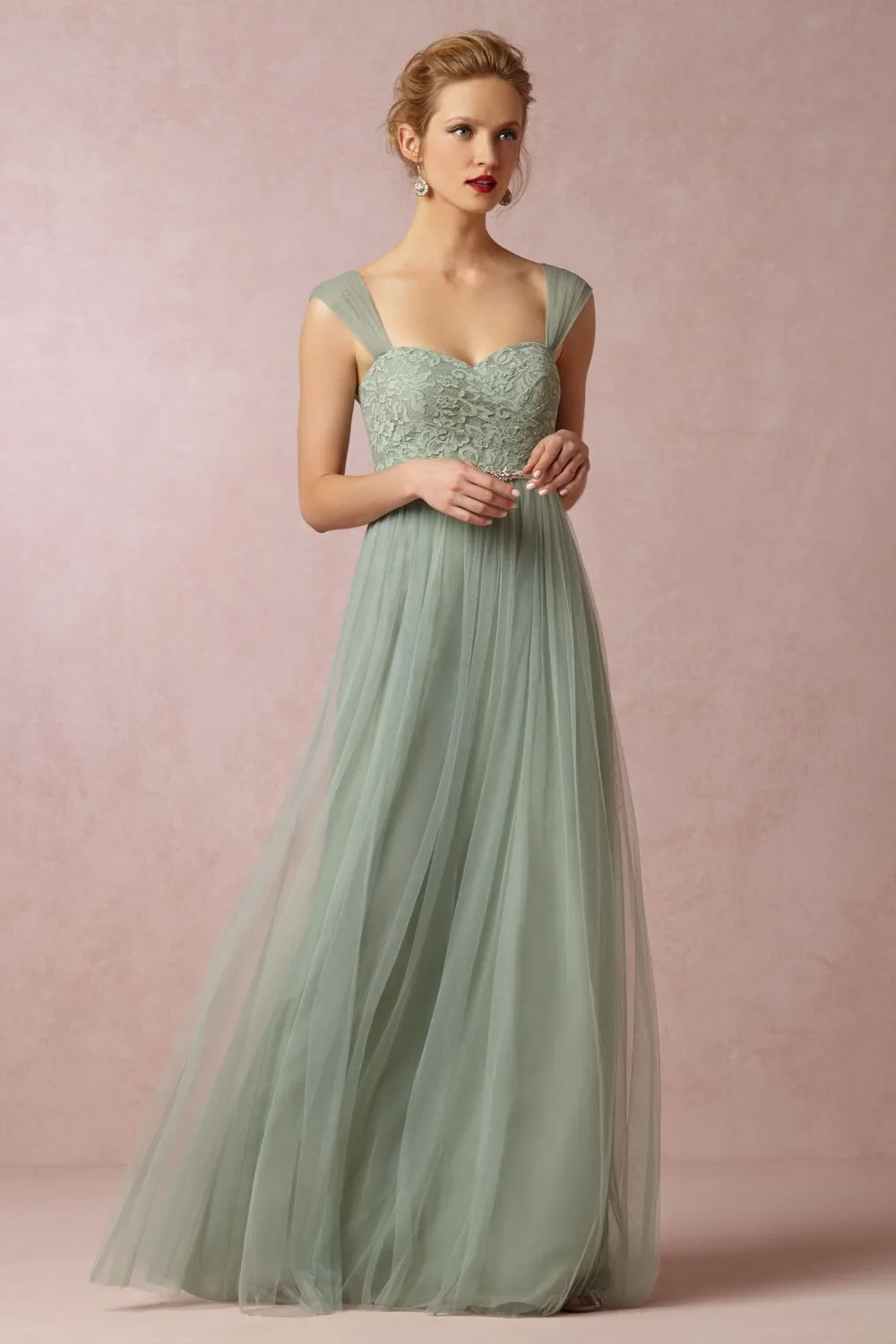 Elegante verde chiaro Abiti da Damigella D'onore 2016 sweetheart backless  di tulle delle donne vestito convenzionale per la festa nuziale|long  bridesmaid dresses 2016|bridesmaid dresses 2016bridesmaid dresses -  AliExpress