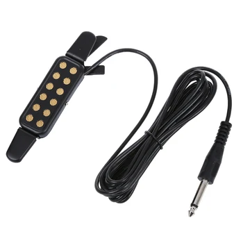 

8X KQ - 3 12 Holes Universal Pickup Amp Pickups for Acoustic Guitar