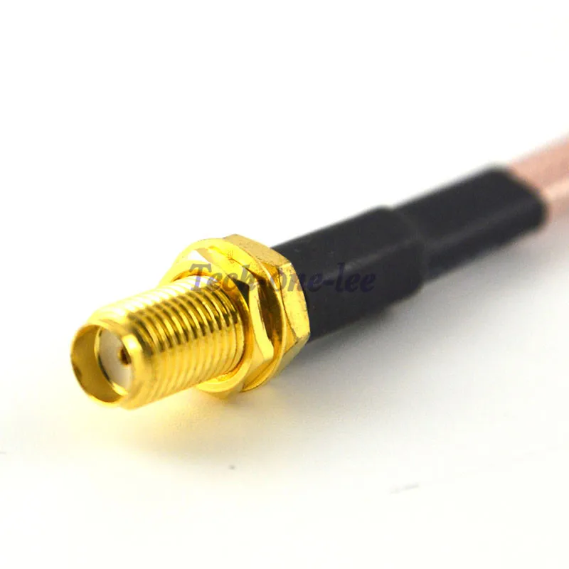 RF Coaxial Connector SMA-TS9 Adapter SMA Female to Y type 2 TS9 Male Connector Splitter Pigtail Cable RG316 15CM