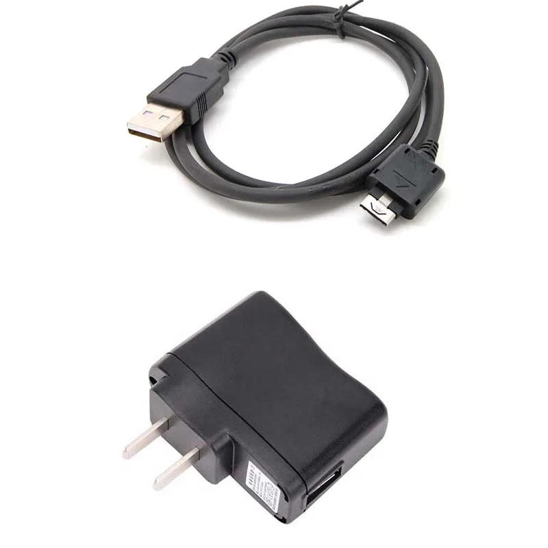 US wall charger USB кабель для передачи данных и настенное зарядное устройство для телефона LG AX-260 Совок AX275 AX380 CE110 CG180 CU515 CU575 KE590 KE800 KE850 KE770 KE970 - Цвет: US wall charger