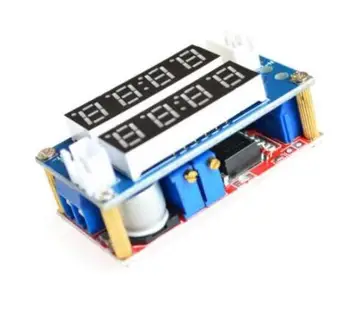 

1PC 5A Adjustable Power CC/CV Step-down Charge Module LED Driver Voltmeter Ammeter Constant current constant voltage