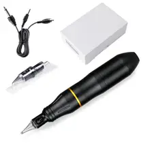 1 шт. профессиональная гибридная ручка Перманентный макияж ручка для бровей роторная тату-машина 4,5 Вт движущаяся игла Картриджи с DC5.5 Jack