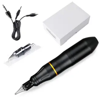 

1Pcs Pro Hybrid Tattoo Pen Permanent Makeup Eyebrow Pen Rotary Tattoo Machine Gun 4.5w Motor Needle Cartridges With DC5.5 Jack