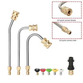 

Sooprinse Car wash High Pressure Washer Gutter Cleaner Attachment Lance/Wand 1/4" Quick Connect for Karcher K car accessories