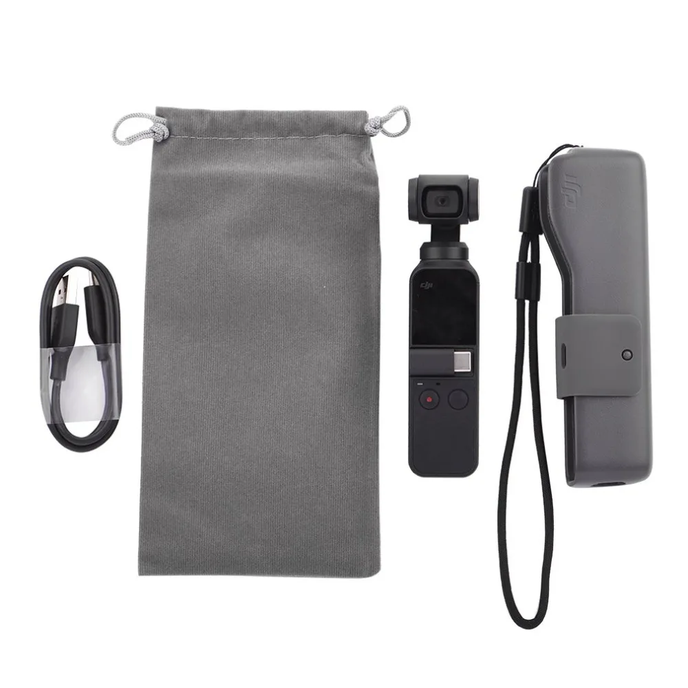 

Portable Travel Anti-Scratch Bag Storage Bag Handle Carrying Sleeve with Drawstring Compatible with DJI Osmo Pocket Camera