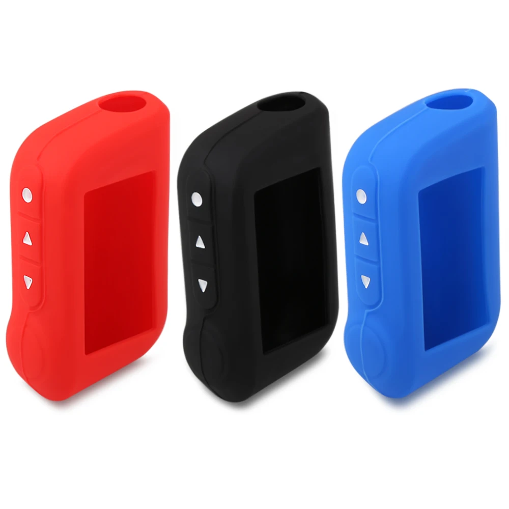 

A93 A96 Keychain Silicone Cover Key Case for Starline A93 Two Way Car Alarm Remote Controller A63 LCD Transmitter