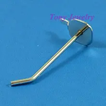 80 шт металлический крюк для витрин супермаркетов для витрина перфорированная панель подставка держатель стойка WG-5-9