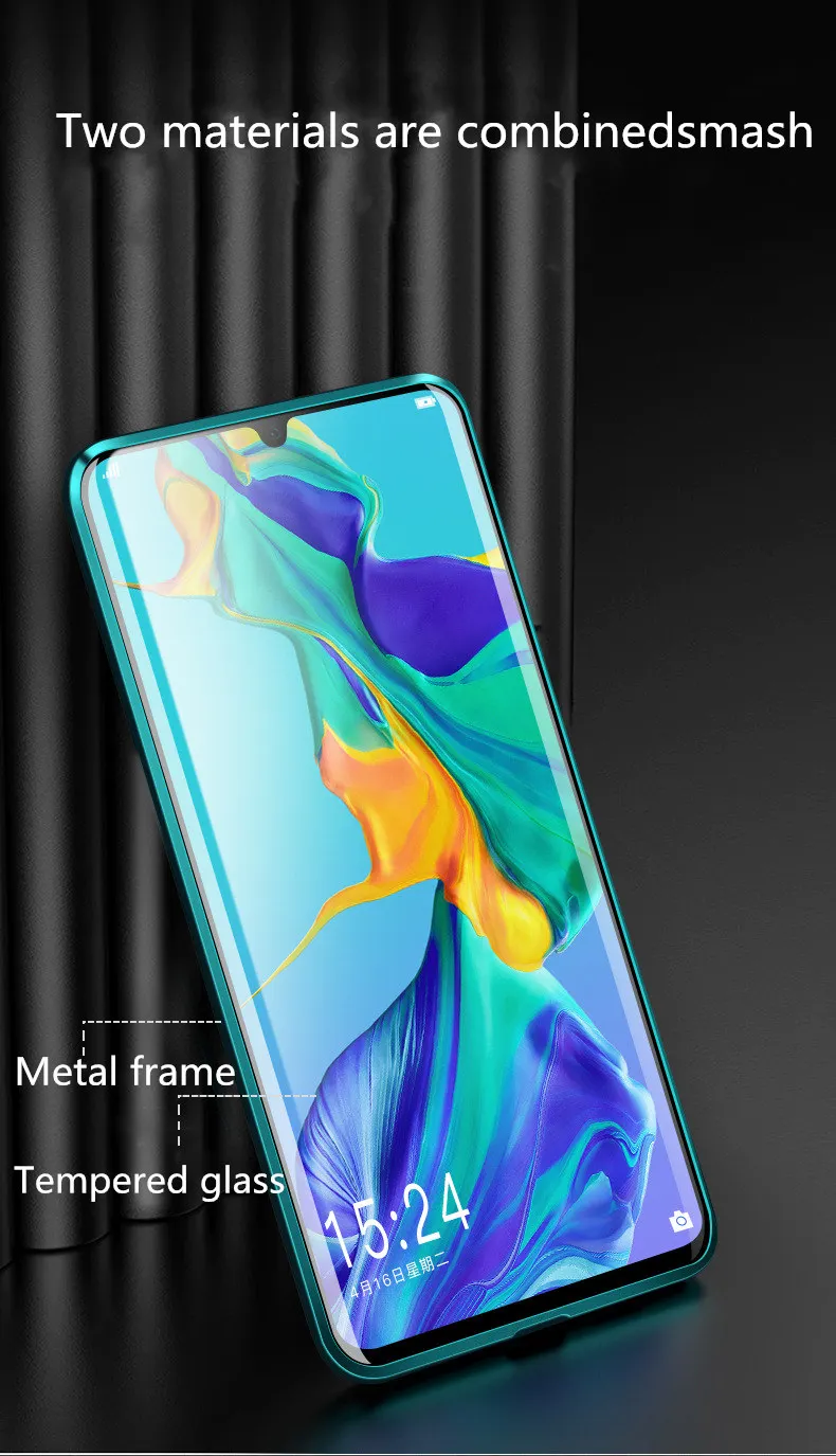 Huawei p30pro Универсальный мобильный телефон оболочка p30 двухсторонняя стеклянная Магнитная mate20pro двухсторонняя