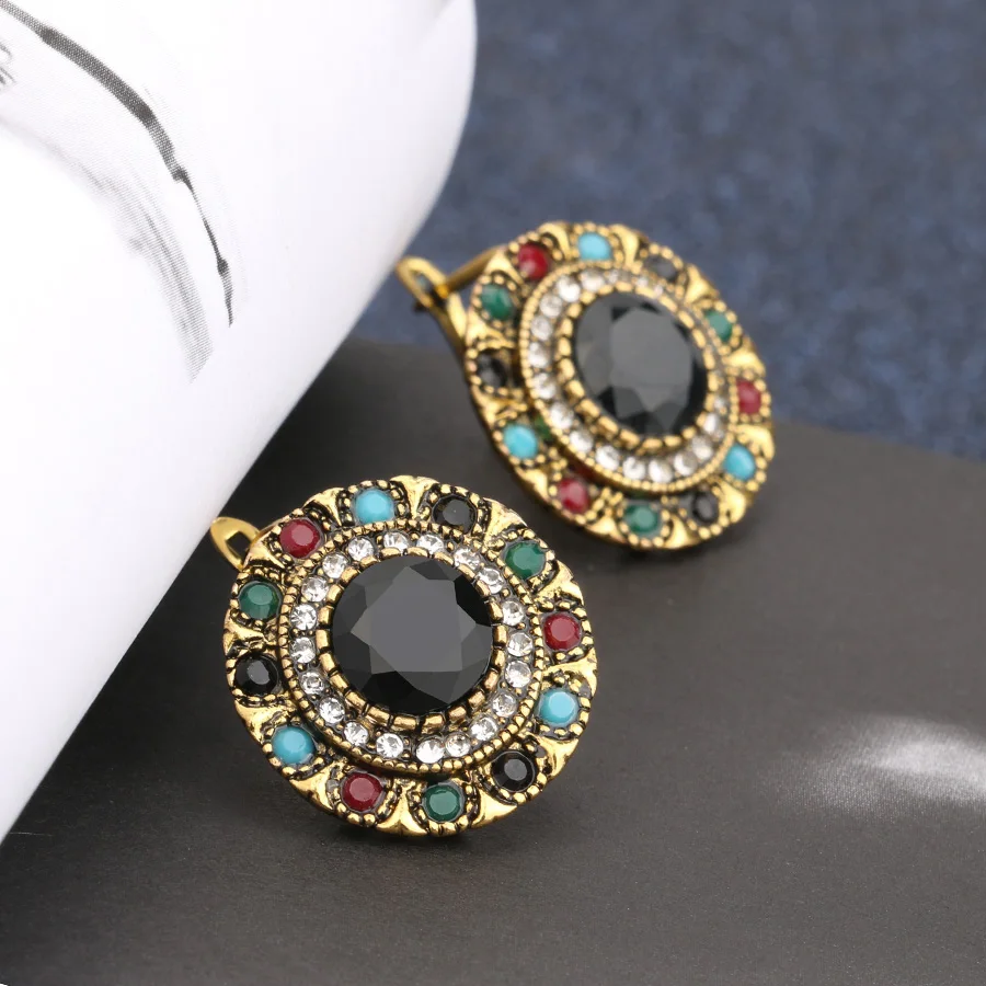 Кинели Горячая Boho Античное золото Цвет серьги для женщин в винтажном этническом