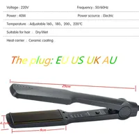 2024 Shipping Professional Straightening Irons Electric Hair Straightener Flat Iron Fast Warm Up Styling Tools 2