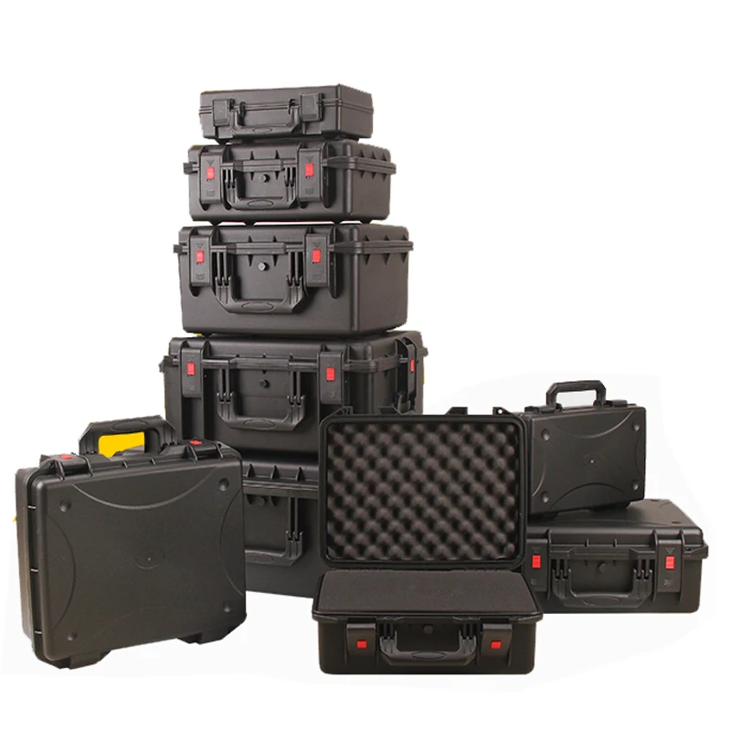 Outdoor Protective Safety Case Shockproof Waterproof Boxes Plastic Tool Box Dry Box Safety Equipment Tool Storage with foam