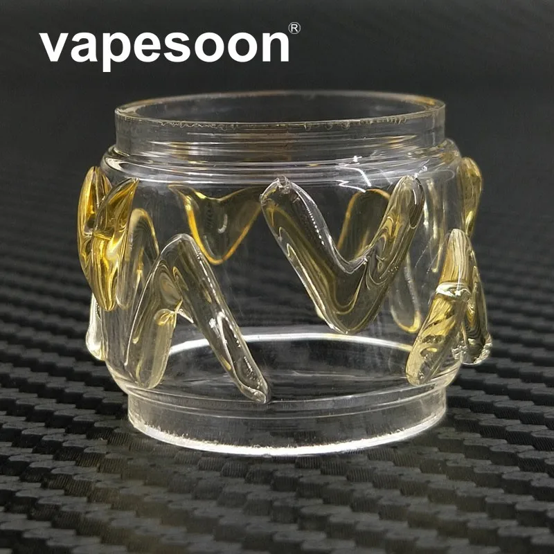 20 штук оригинальный vapesoon Рельефной Фактурой лампы стеклянная трубка из пирекса 8 мл для курения TFV12 принц танк распылитель Fit Mag 225 w тк кит и