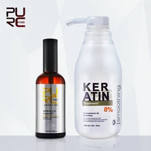 Бразильский 8% Формалин Кератиновое лечение и аргановое масло Набор для выпрямления волос делает волосы мягкими лучший набор по уходу за волосами