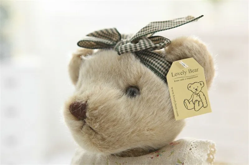 Luxury Classic Teddy Bear Plush Toys High Quality Lovely Couple Bear Peluche Dolls Valentine's Day Gift 35cm 1 Pair  (1)