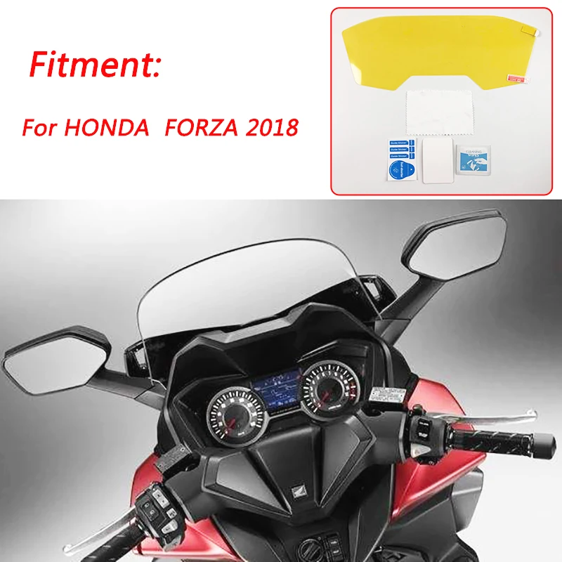 

2018 100% Brand New Cluster Scratch Protection Film Blu-ray Speedometer Guard for Honda 2018 FORZA 300