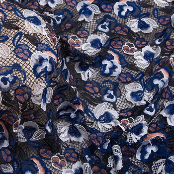 

5yards High grade imported water soluble lace fabric, heavy, hollow out embroidery, big name fashion cloth