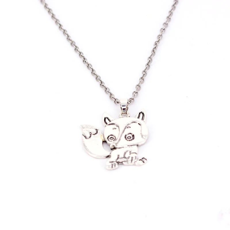 Ожерелье с подвеской в виде лисы|fox pendant necklace|pendant necklacefox |