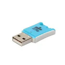 Горячая продажа высокоскоростная карта флэш-памяти Mini USB 2,0 Micro SD TF T-Flash адаптер для чтения карт памяти Usb l0809 #3