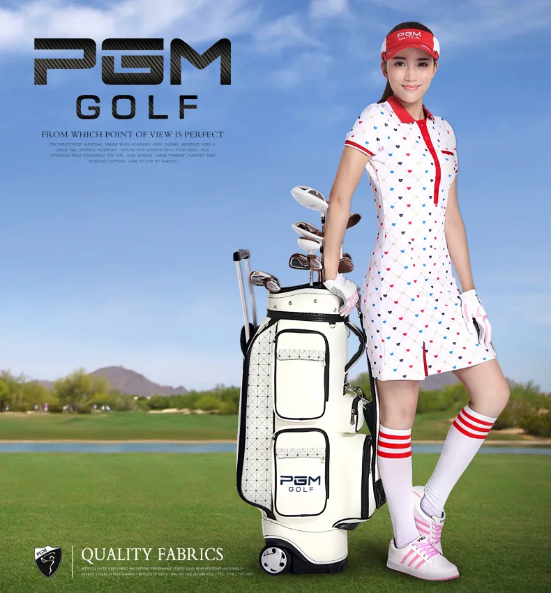 PGM سعة كبيرة المحمولة حقيبة غولف مع الساحبة القياسية الملابس حقيبة للسيدات حقيبة غولف