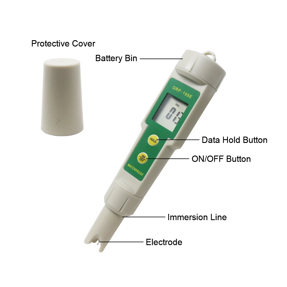 Beste Water Orp Redox Tester Waterdicht Pen Soort Orp Redox Meter 1999 ~ 1999mV Water Kwaliteit Detector