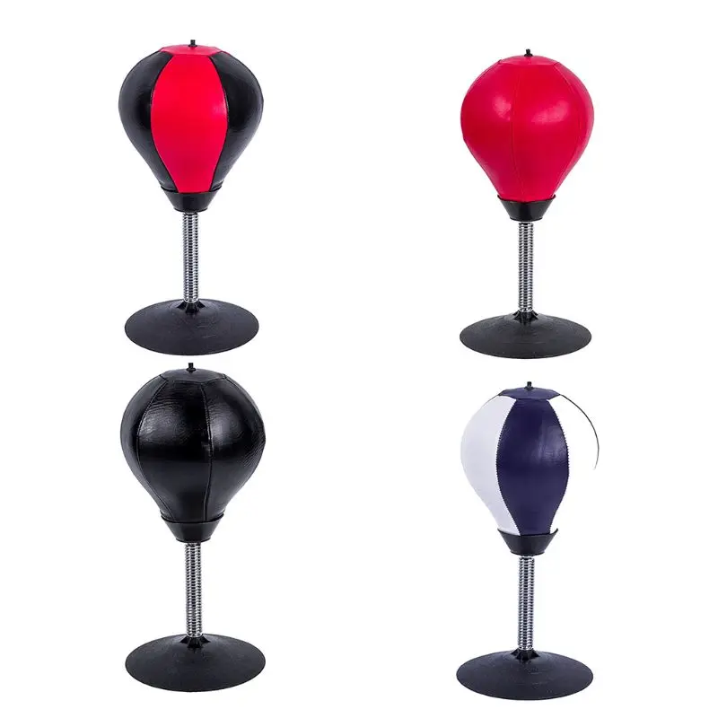 

1 Set Stress Buster Desktop Punching Ball Reflex Improving Speed Reactions Hand Eye Coordination Boxing Sports Training Fitness