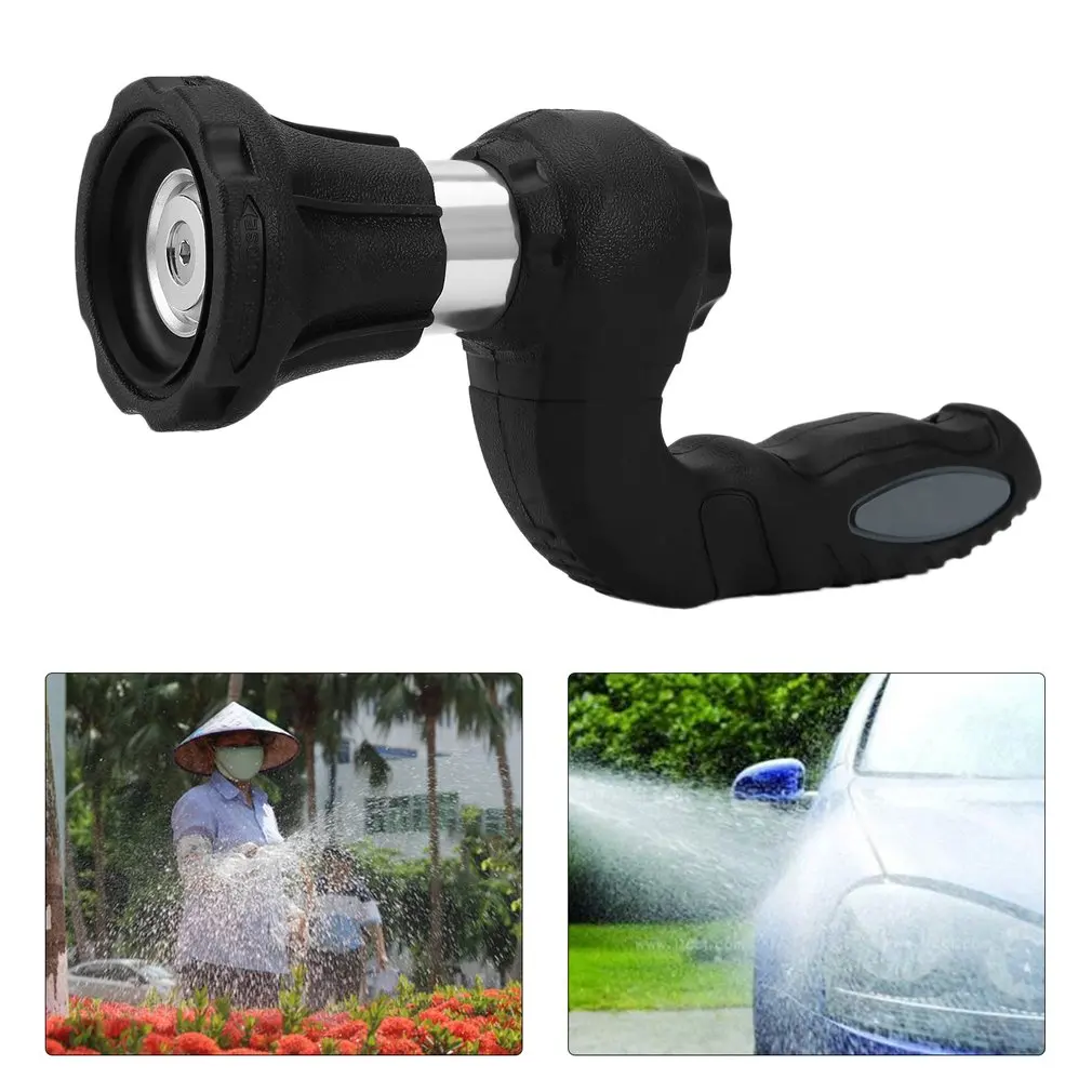 Garden Hose Mighty Power Hose Blaster Fireman Nozzle Lawn Powerful Home Original Car Washing by Bulb Head Wash Water Your Lawn