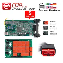 5 шт./лот CDP TCS pro Новый чехол плюс bluetooth 2015. R3 keygen OBDII сканера