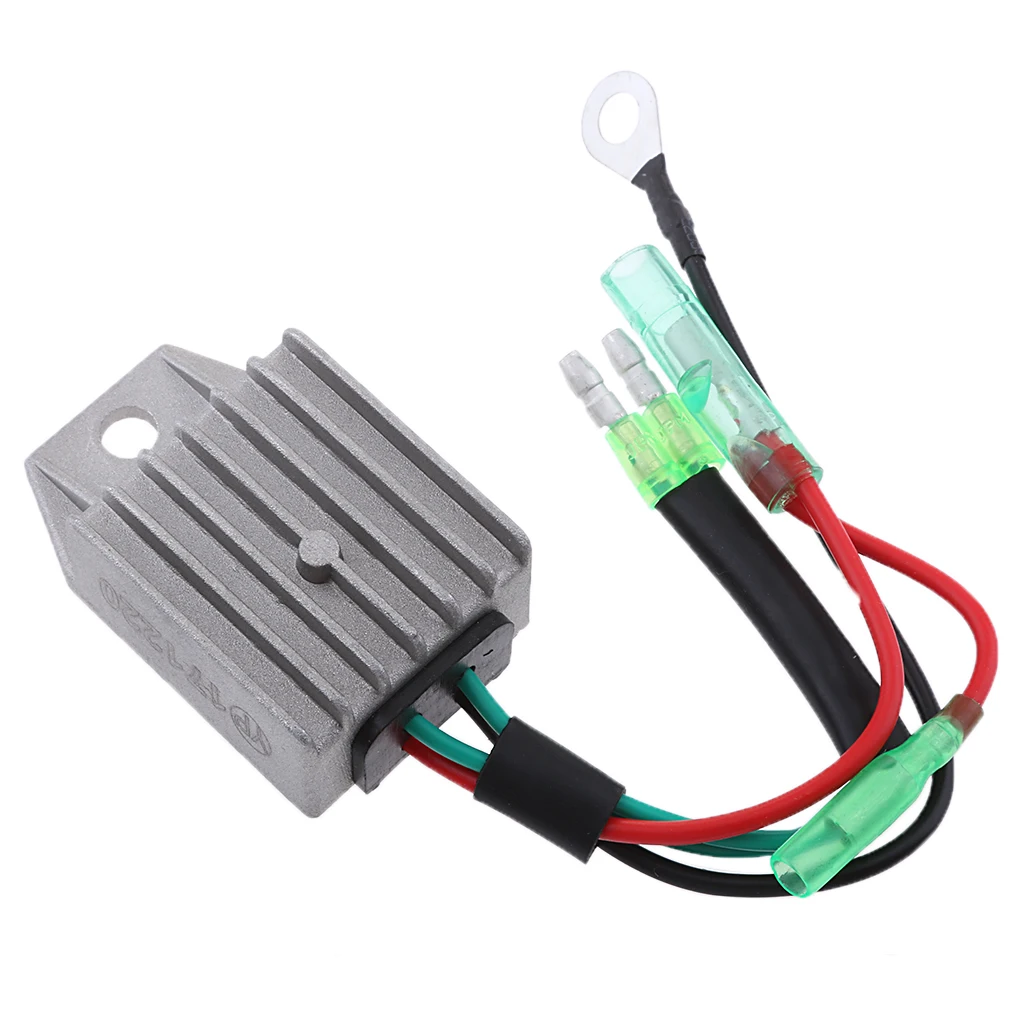 Universal Marine 2 Stroke 15HP Boat Outboard Voltage Regulator Rectifier High Quality Aluminium Alloy Good Wear Resistance