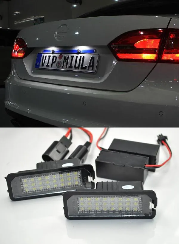white led number plate lights