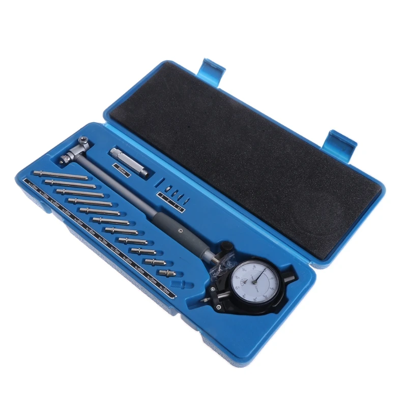 

Dial indicator Bore Gauge 50-160mm Hole Indicator Measuring Engine Cylinder Gage Tool Kit LS'D Tool