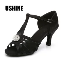 Обувь для латинских танцев на каблуке 7 см/5 см; женская обувь для бальных танцев; Zapatos De Baile Latino Mujer; 226;