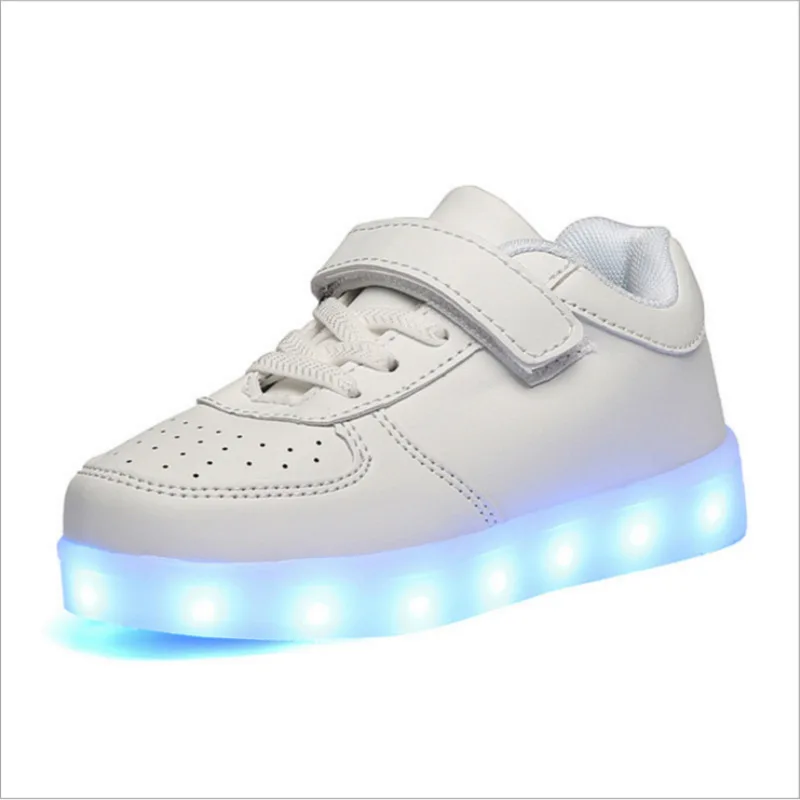 2019 Новая мода Световой buty светодиодный индикатор зарядки USB детская обувь для