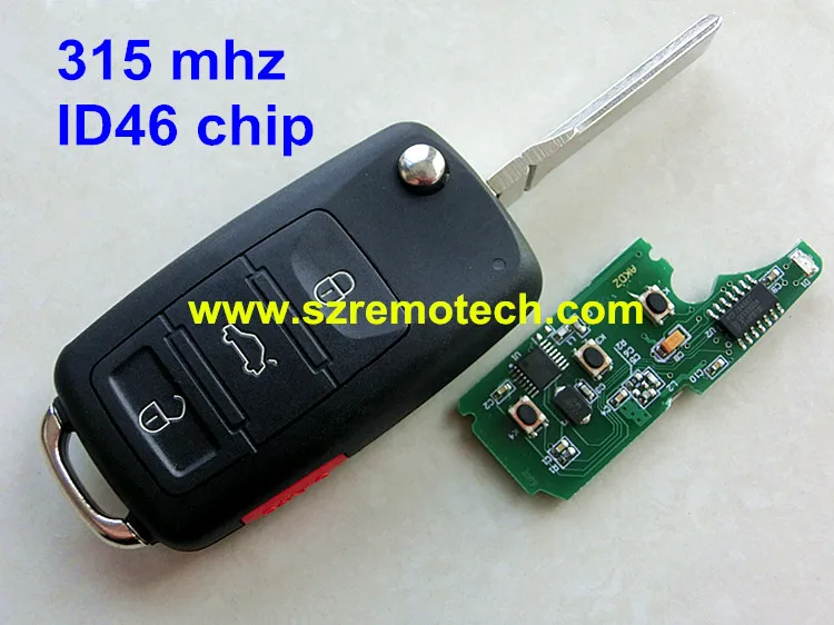 Prix pour Livraison Gratuite Flip Pliant À Distance Clé 315 Mhz 3 + 1 Bouton À Distance clé ID46 Puce HU66 Lame Fit Pour VW Touareg Touche de La Télécommande Prix pour Livraison Gratuite Flip Pliant À Distance Clé 315 Mhz 3 + 1 Bouton À Distance clé ID46 Puce HU66 Lame Fit Pour VW Touareg Touche de La Télécommande