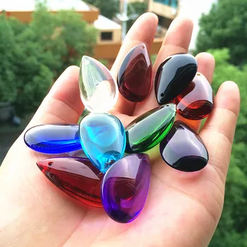 

Wholesale Price 10pcs/lot,50mm Mixed Color Fashion Crystal Water Drop Oval Bauble Crystal Curtain Pendants , Chandelier Parts,