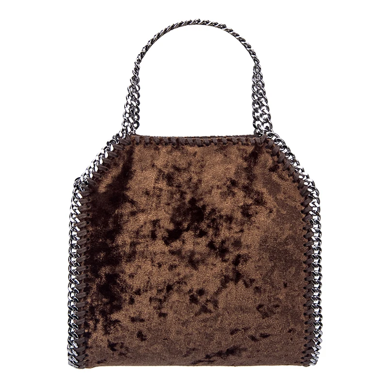 

Velour Clutch Bag Women Brown Handbag Purse Ladies Velvet Shoulder Bag Elegant Chain Bags best gift for women Hand Bags Y901