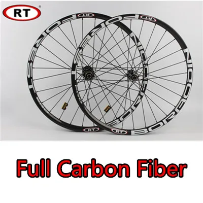 RT MTB горный велосипед полный углеродного волокна Гонки DH/AM через оси колеса Герметичный Подшипник ЧПУ ступица обода 24