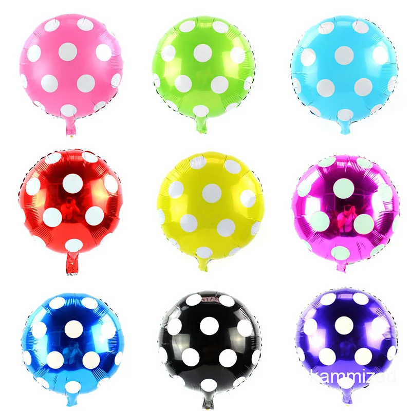 

1pc 18inch air dots Latex Balloons Mickey Mouse theme birthday party decorations adult globos wedding baby shower