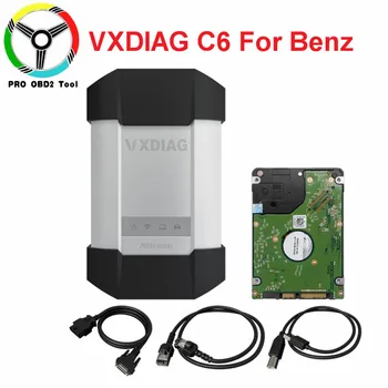 

Original VXDIAG C6 Professional OBD2 Diagnostic Tool for Benz Powerful Replace MB SD C4 With Wireless For Mercedes Benz Scanner