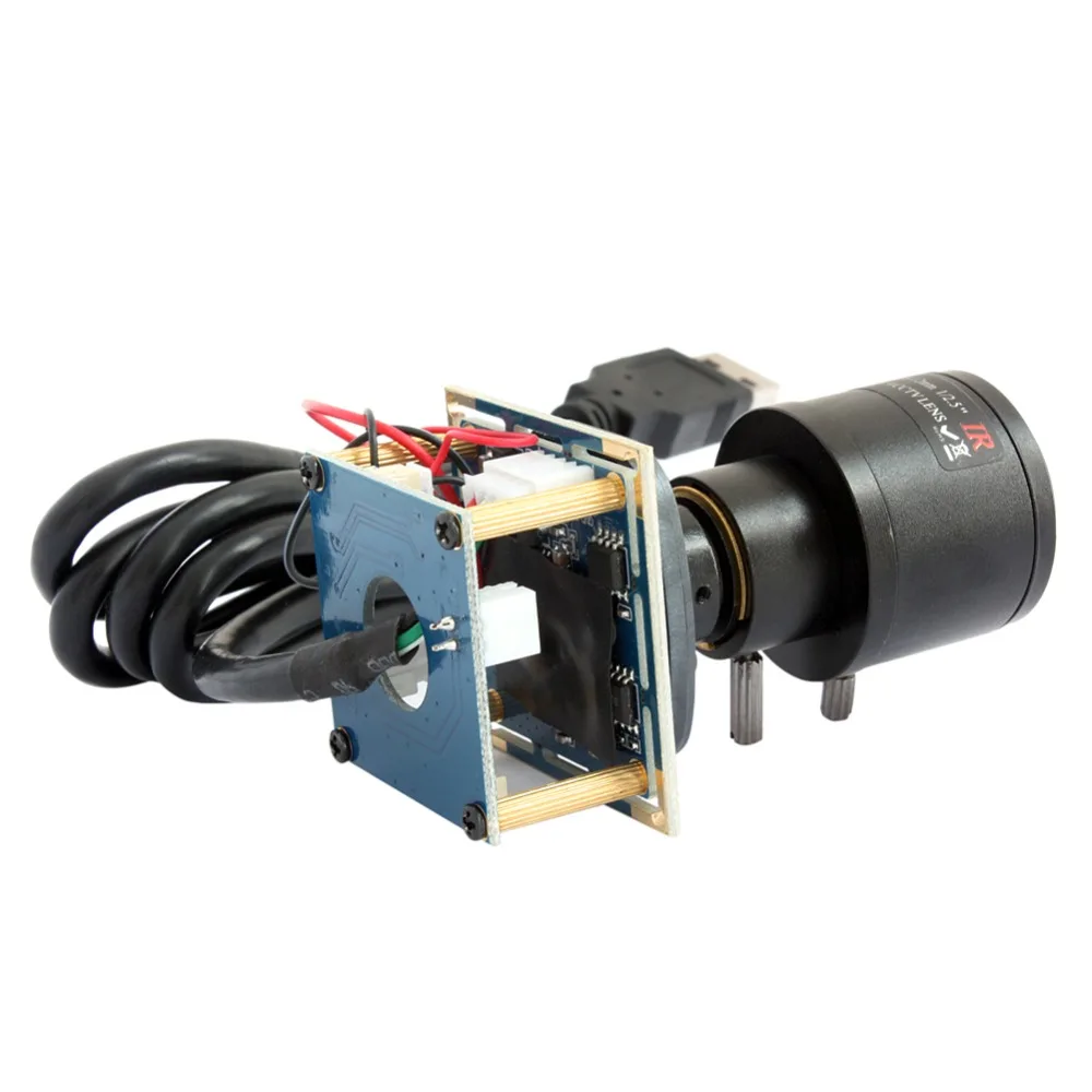  1920*1080p 30fps/60fps/120fps HD Cmos OV2710 2.8-12mm Varifocal lens CCTV Mini board usb camera mod - 32256142298