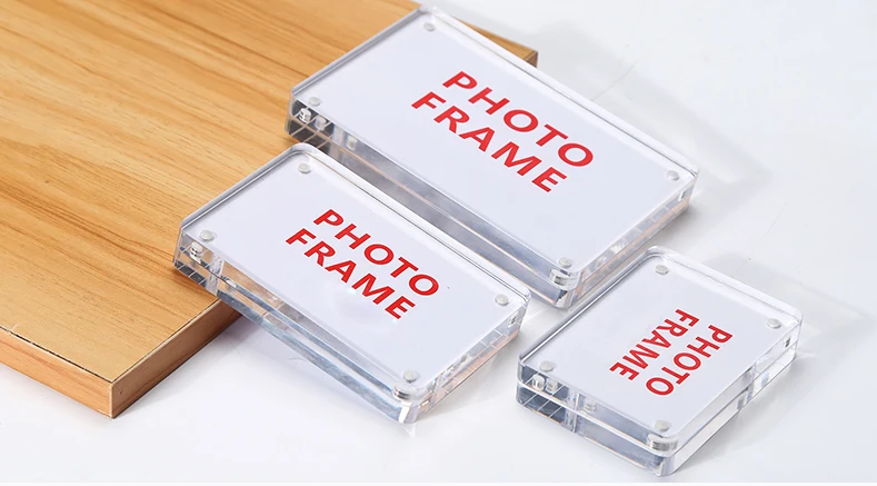 

Acrylic Photo Frame Desk Sign For Office Desk Sign Holder Magnetic Acrylic Frame Magnet Acrylic Frame Label Holder Table Stands