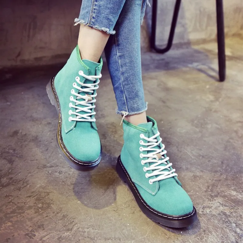 COOTELILI Winter Boots Women Ankle Boots Female Fashion Suede Leather Platform Woman Shoes Plus Size Shoes For Women 35-40 (2)