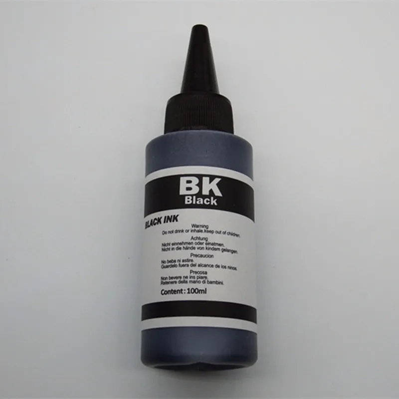 Универсальная цветная краска для заправки чернил комплект наборы для Epson Stylus SX435W SX438W SX440W SX445W офисный принтер BX305F BX305FW - Цвет: 1BK
