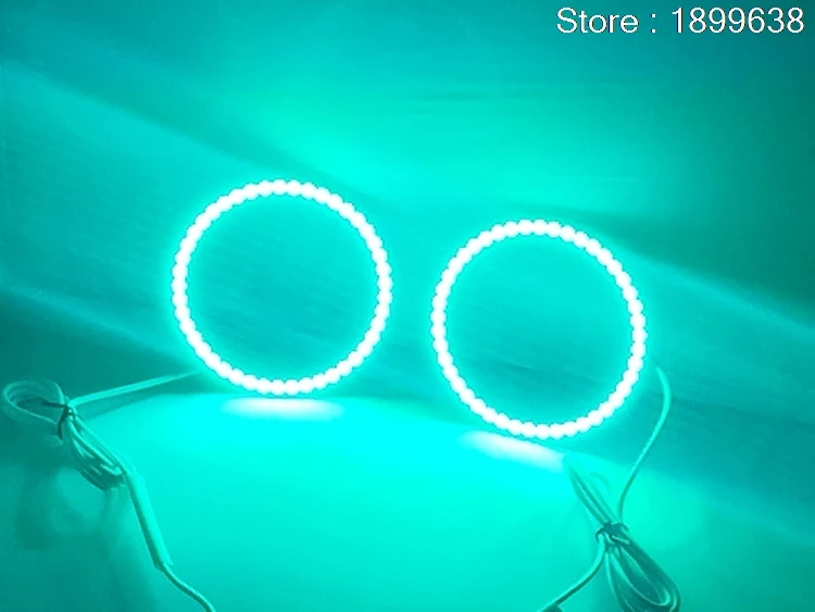 Для mazda 3 2010 2011 2012 2013 2014 светодиодный периметр фар колец halo многоцветный RGB ангел